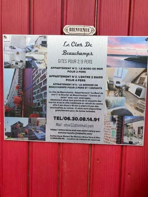Le Clos De Beauchamp Appartement Le Bord De Mer 2 Velos Sont Disponibles Gratuitement Saint-Valery-sur-Somme Extérieur photo